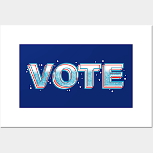 Vote-3 Posters and Art